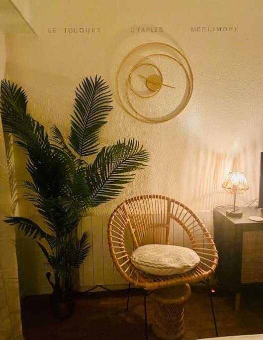 Studio Entre Mer Et Dunes Avec Balcon Vue Laterale Mer 50M Plage Pour 3 Pers Wifi Menage Compris Fort-Mahon-Plage Exterior foto